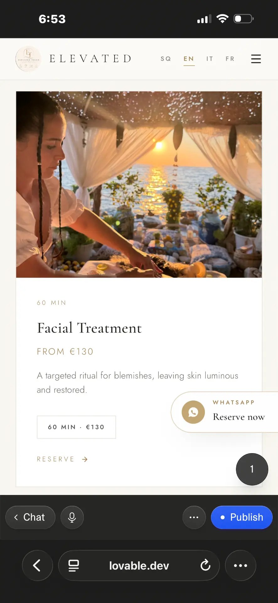 Facial Treatment